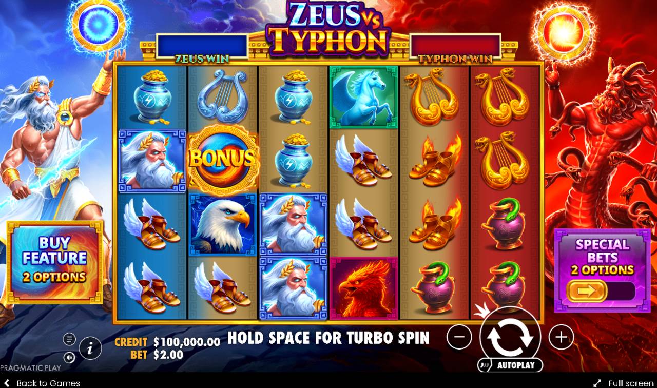 Zeus Vs Typhon (Pragmatic Play) Image 2